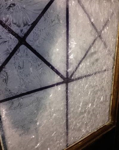 ice buildup on windows
